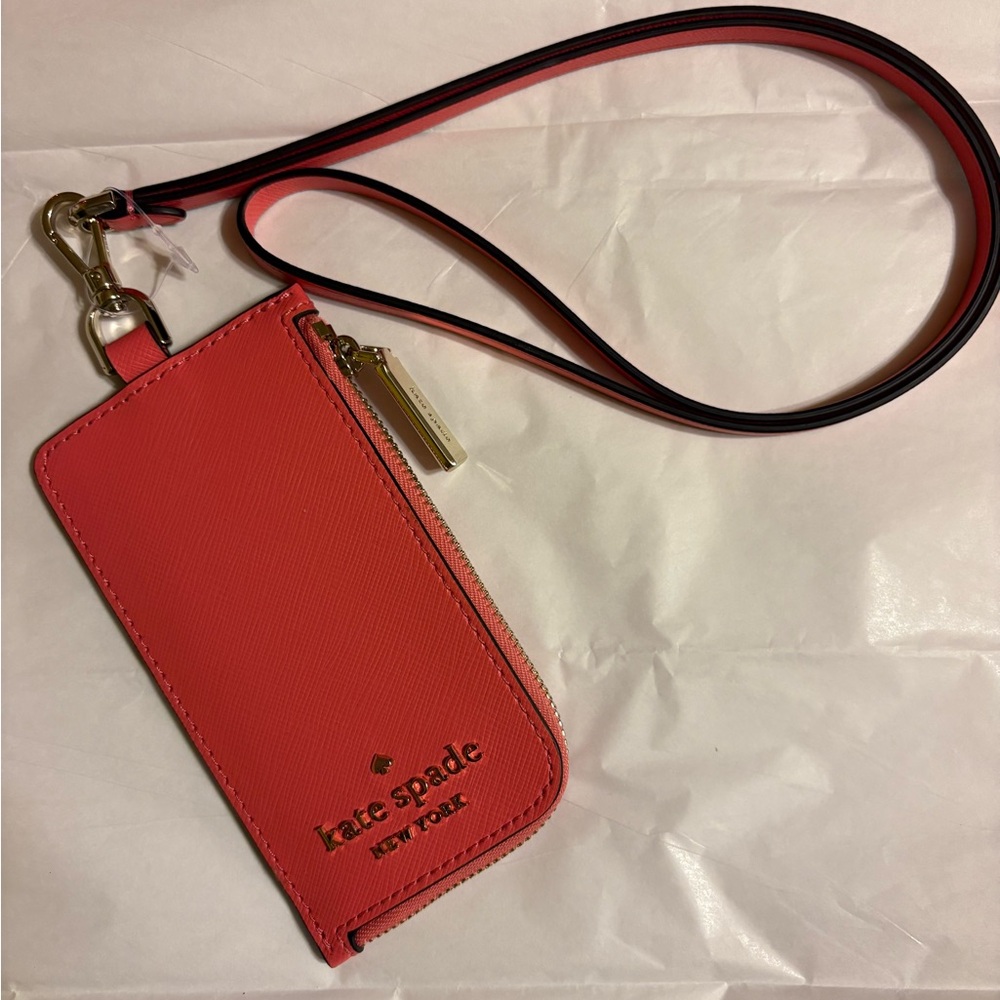 Kate Spade Staci Card Lanyard NWOT